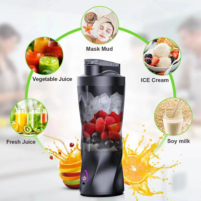 Portable Fruit Mixer 700ML – USB Rechargeable Blender